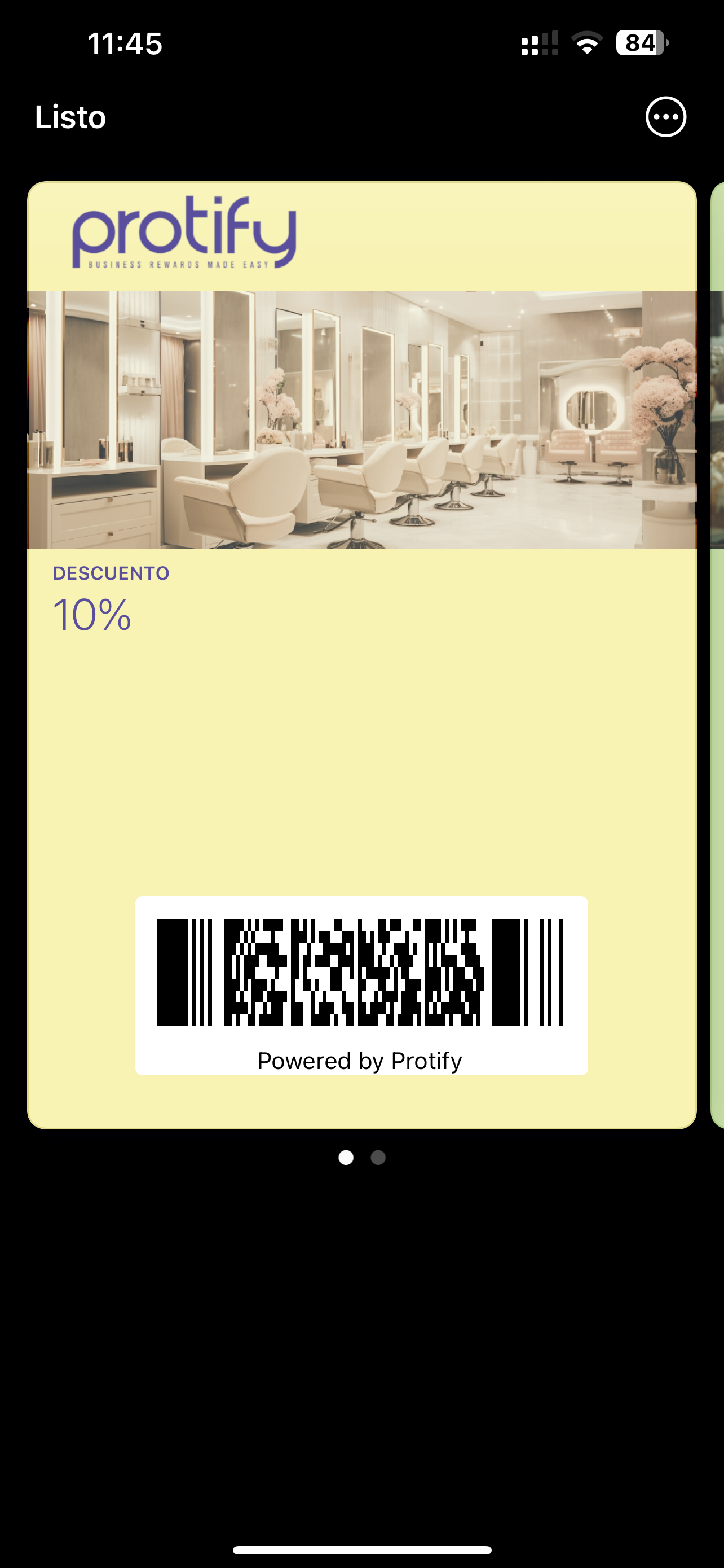 Tarjeta de fidelización